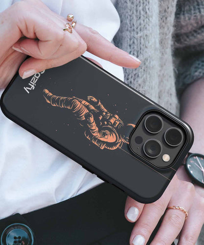 Floating Spacewalker in Cosmic Limbo iPhone case Case Cazify - Delivery Canada