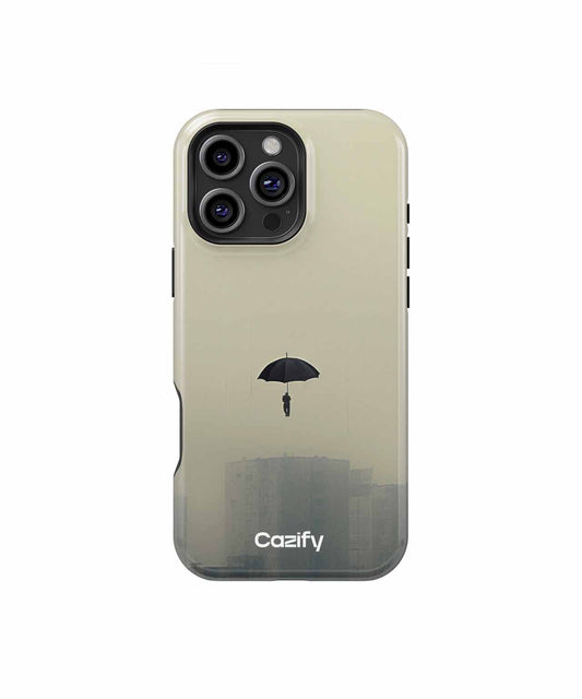 Floating Umbrella in Foggy Skies iPhone case Case Cazify - Delivery Canada