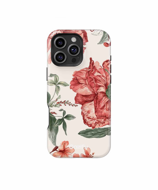 Floral Fantasia in Blush and Green iPhone case Case Cazify - Delivery Canada