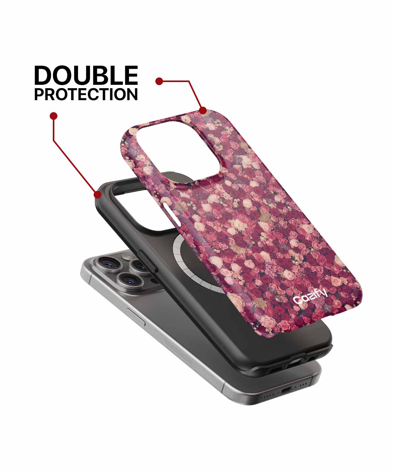 Floral Fantasy Delight in Bloom iPhone case Case Cazify - Delivery Canada