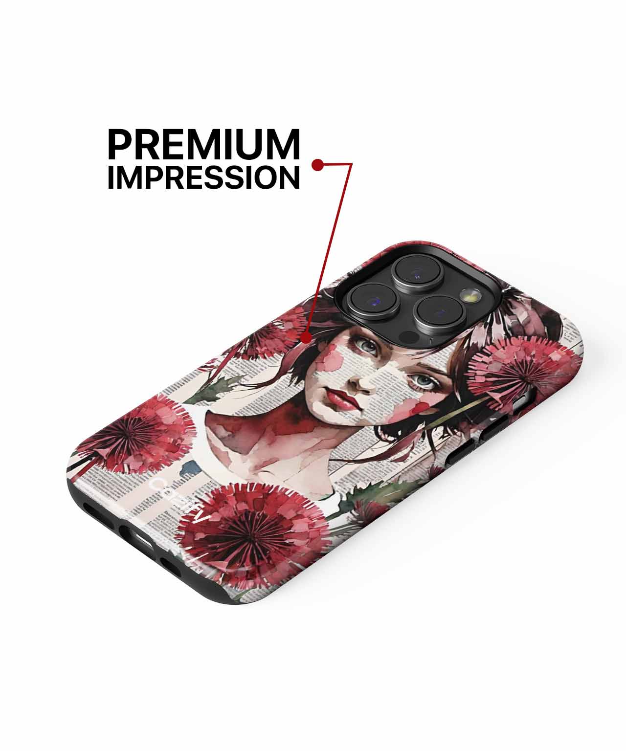 Floral Fantasy with a Vintage Twist iPhone case Case Cazify - Delivery Canada