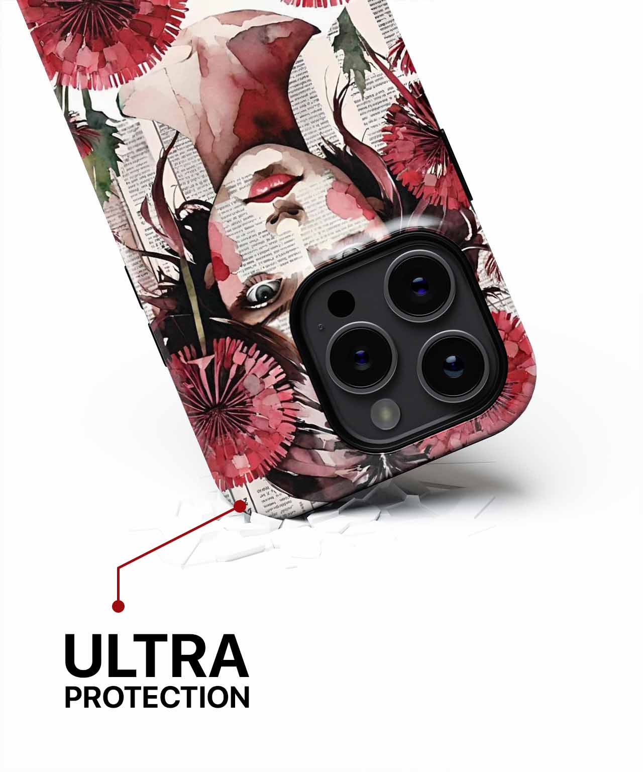 Floral Fantasy with a Vintage Twist iPhone case Case Cazify - Delivery Canada