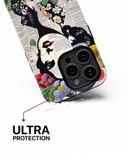 Floral Fashionista with Vintage Vibes iPhone case Case Cazify - Delivery Canada