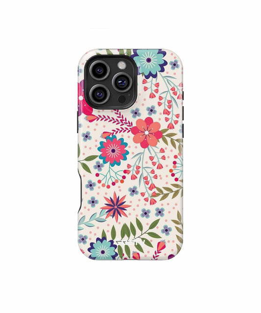 Floral Fiesta of Colors and Joy iPhone case Case Cazify - Delivery Canada