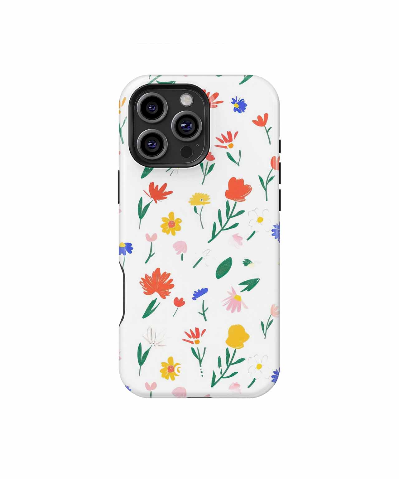 Floral Fiesta on a White Canvas iPhone case Case Cazify - Delivery Canada