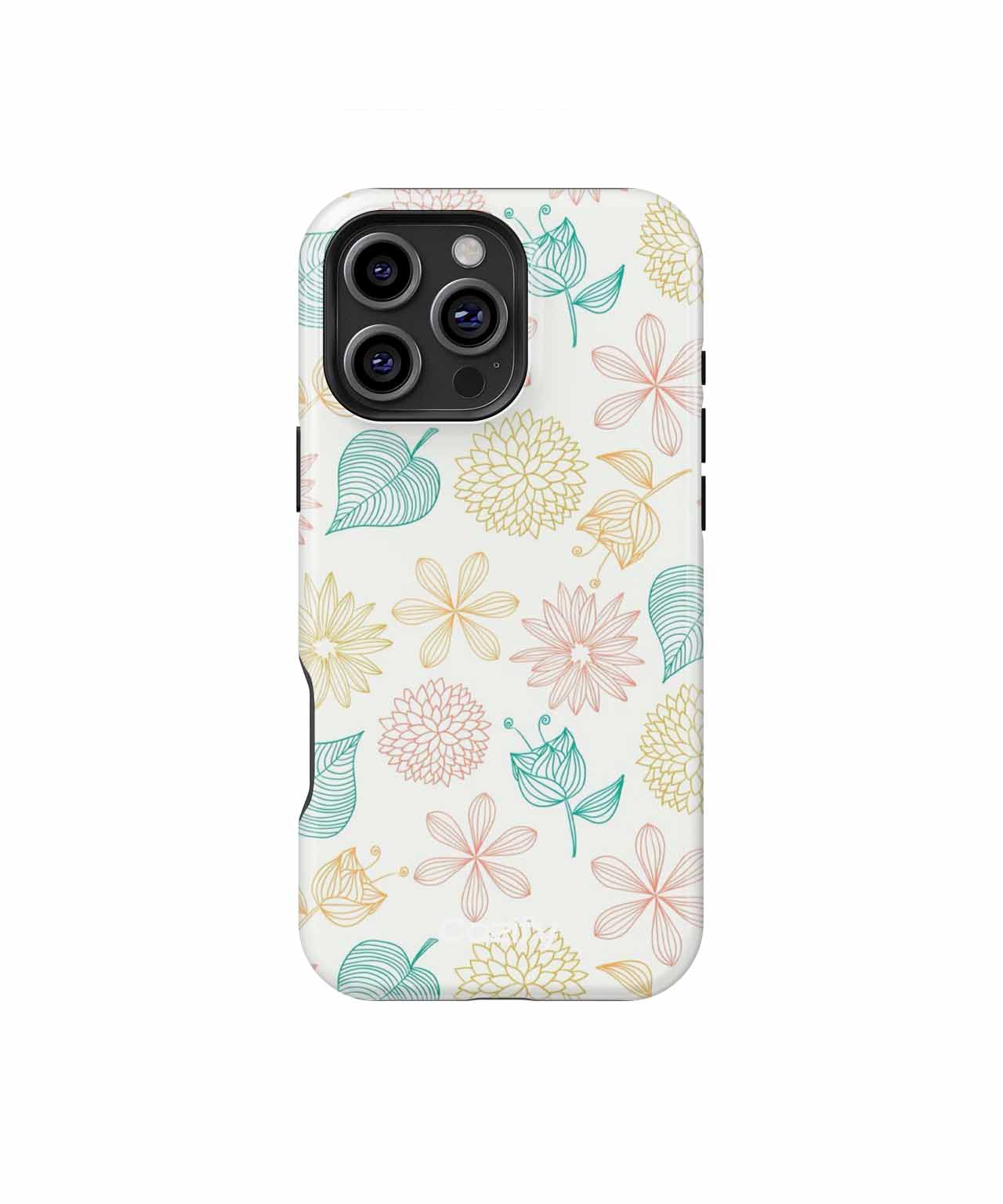 Floral Whimsy in Pastel Wonderland iPhone case Case Cazify - Delivery Canada