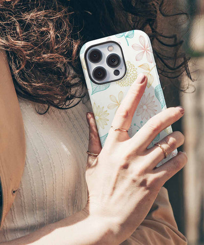 Floral Whimsy in Pastel Wonderland iPhone case Case Cazify - Delivery Canada