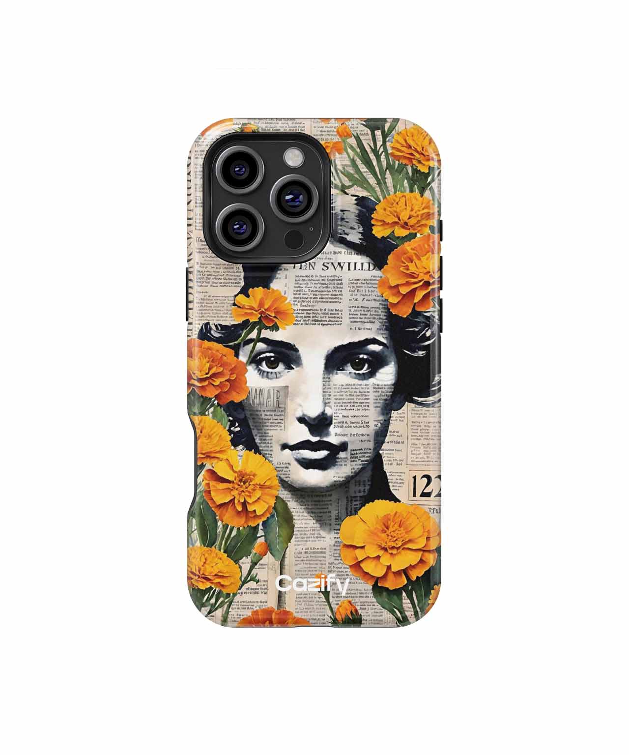 Flower Power Meets Vintage Chic iPhone case Case Cazify - Delivery Canada