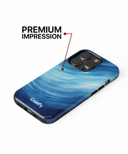 Fluid Ocean Waves Dance in Color iPhone case Case Cazify - Delivery Canada