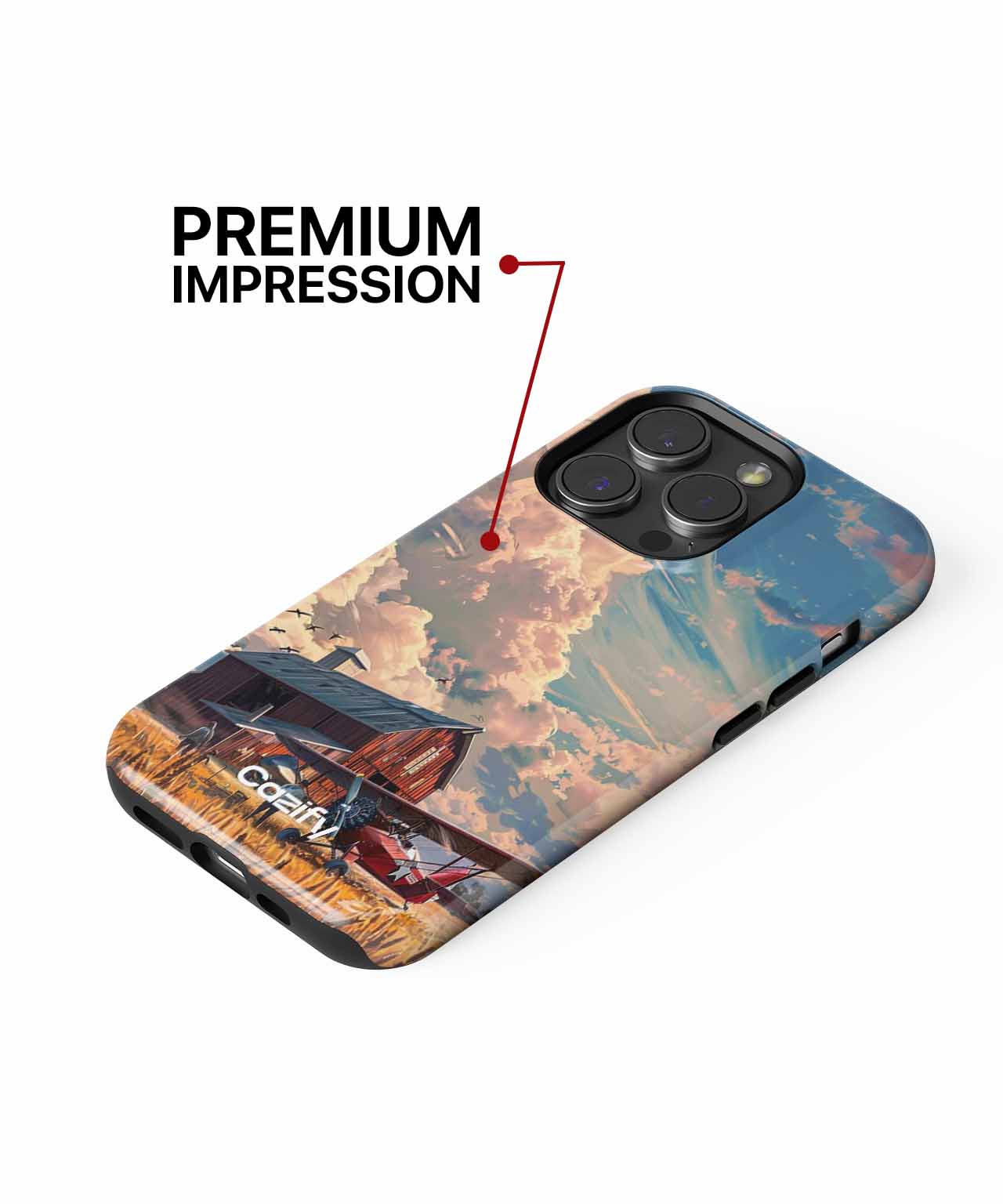 Flying High in the Rustic Skies iPhone case Case Cazify - Delivery Canada