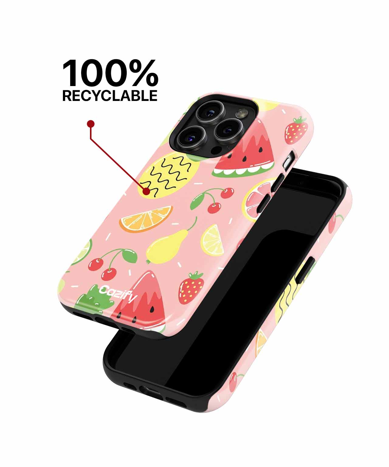 Fruity Fiesta of Cheerful Colors iPhone case Case Cazify - Delivery Canada
