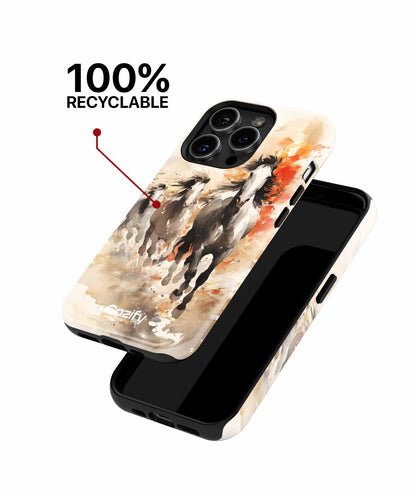 Galloping Wild Horses Create a Splash iPhone case Case Cazify - Delivery Canada