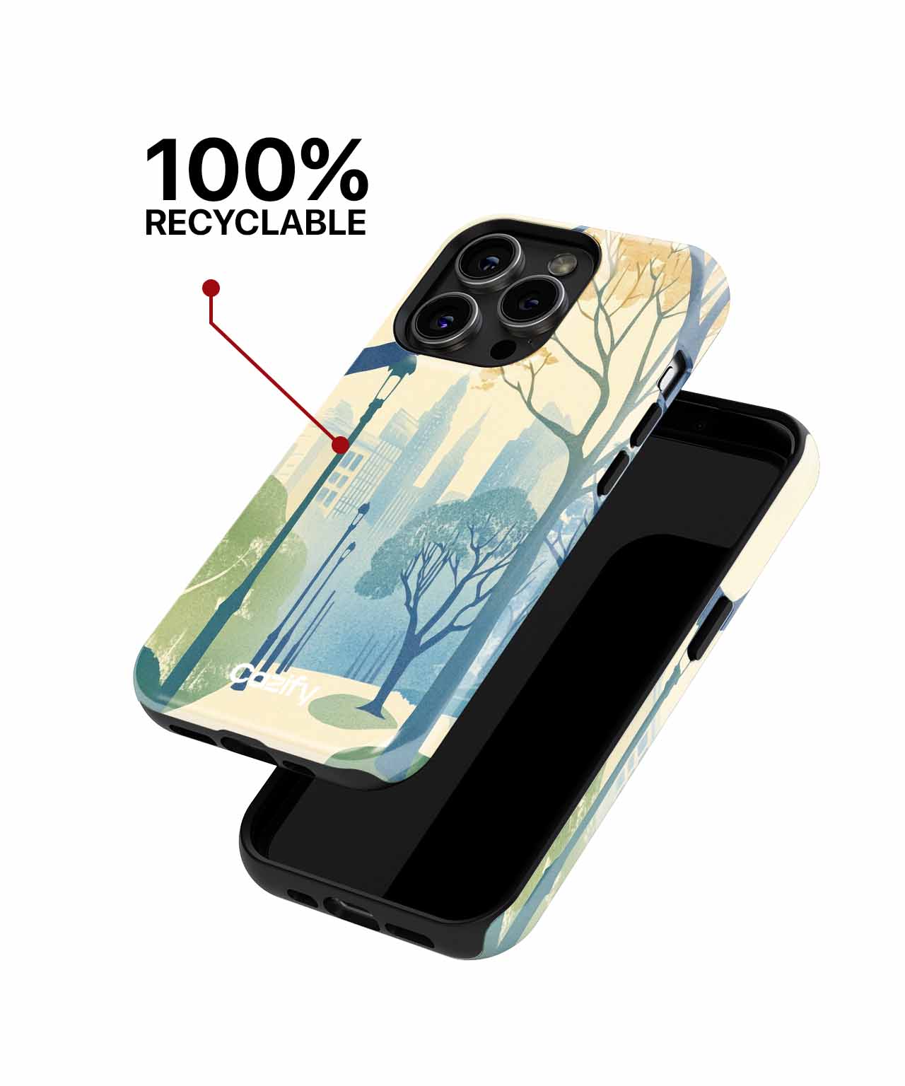 Gentle Autumn Stroll Through City Park iPhone case Case Cazify - Delivery Canada