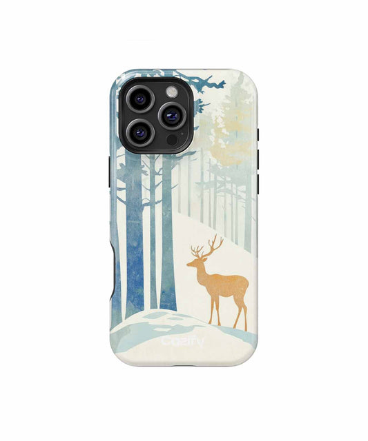 Gentle Forest Friend Embracing Winter iPhone case Case Cazify - Delivery Canada