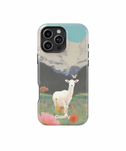 Gentle Goat in a Flowery Wonderland iPhone case Case Cazify - Delivery Canada