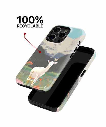 Gentle Goat in a Flowery Wonderland iPhone case Case Cazify - Delivery Canada