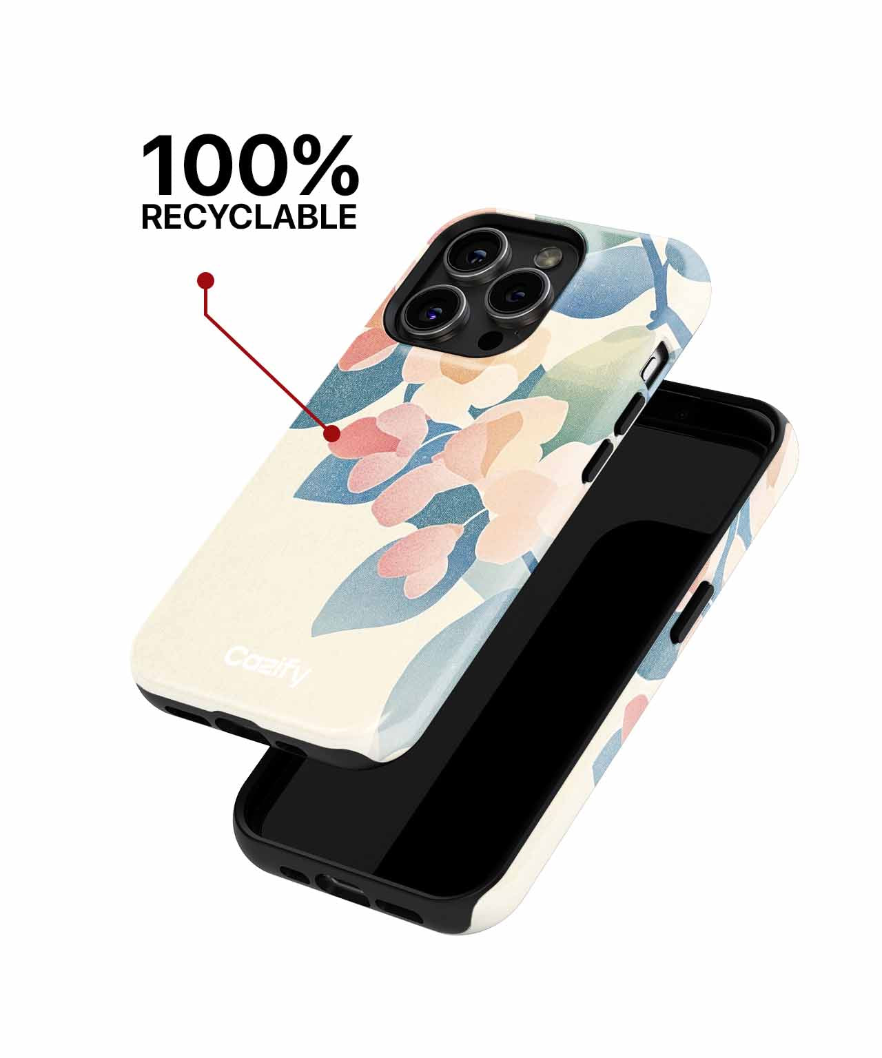 Gentle pastel blooms dance in the breeze iPhone case Case Cazify - Delivery Canada