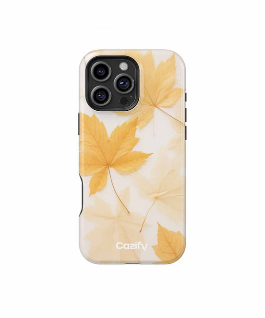 Golden Crunchy Leaves Dance Party iPhone case Case Cazify - Delivery Canada