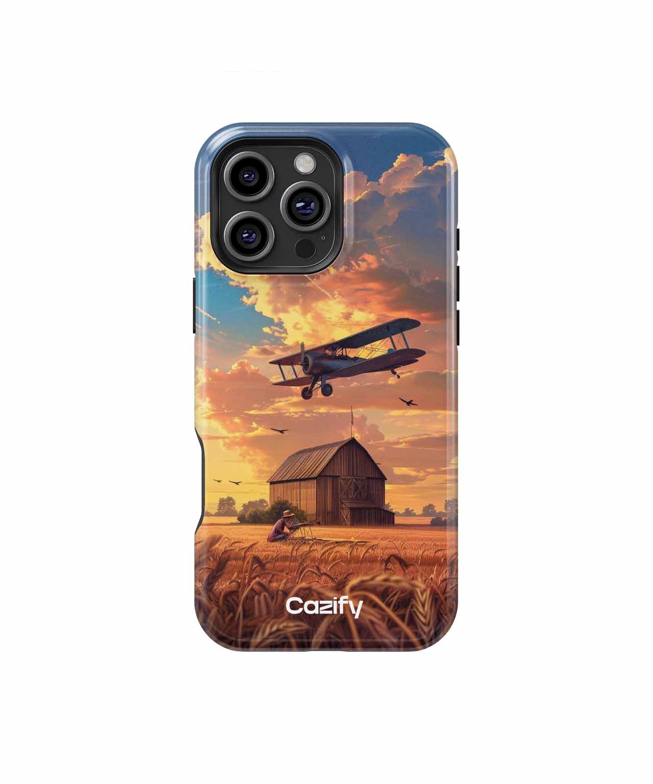 Golden Fields and Flying Dreams iPhone case Case Cazify - Delivery Canada