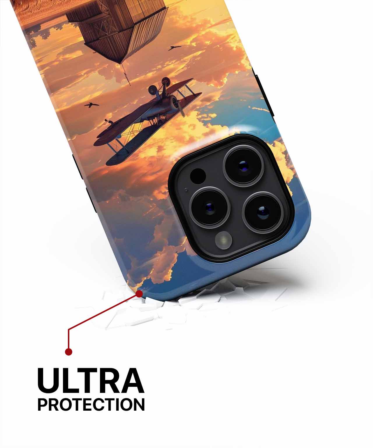 Golden Fields and Flying Dreams iPhone case Case Cazify - Delivery Canada