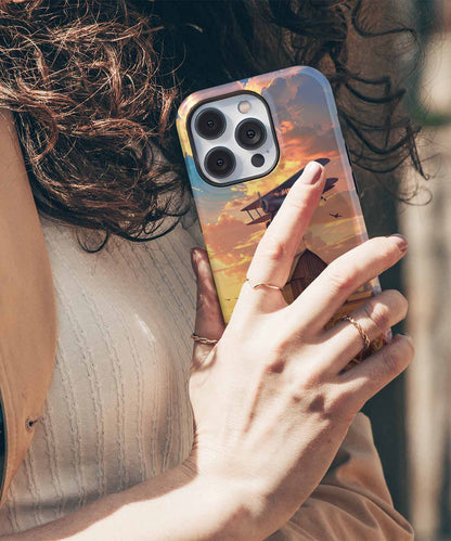 Golden Fields and Flying Dreams iPhone case Case Cazify - Delivery Canada