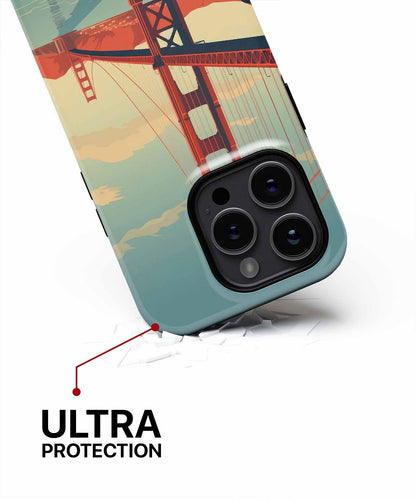 Golden Gate Bridge Over Water Bliss iPhone case Case Cazify - Delivery Canada