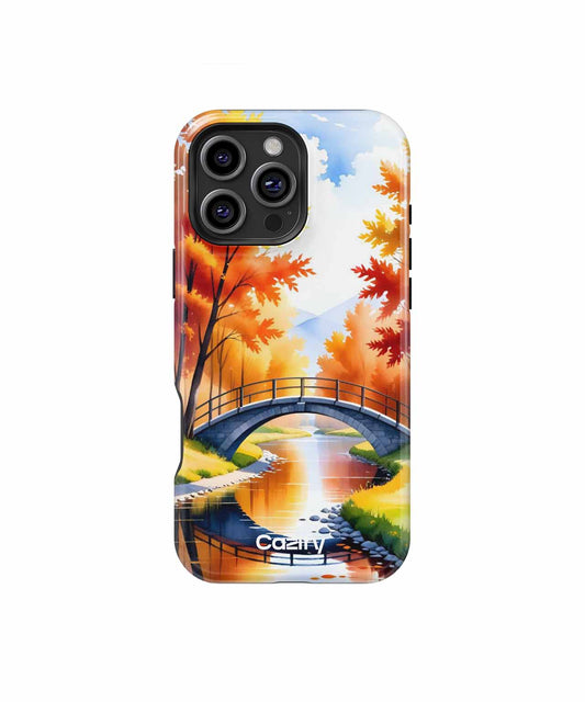 Golden Leaves and Chill Breezes iPhone case Case Cazify - Delivery Canada