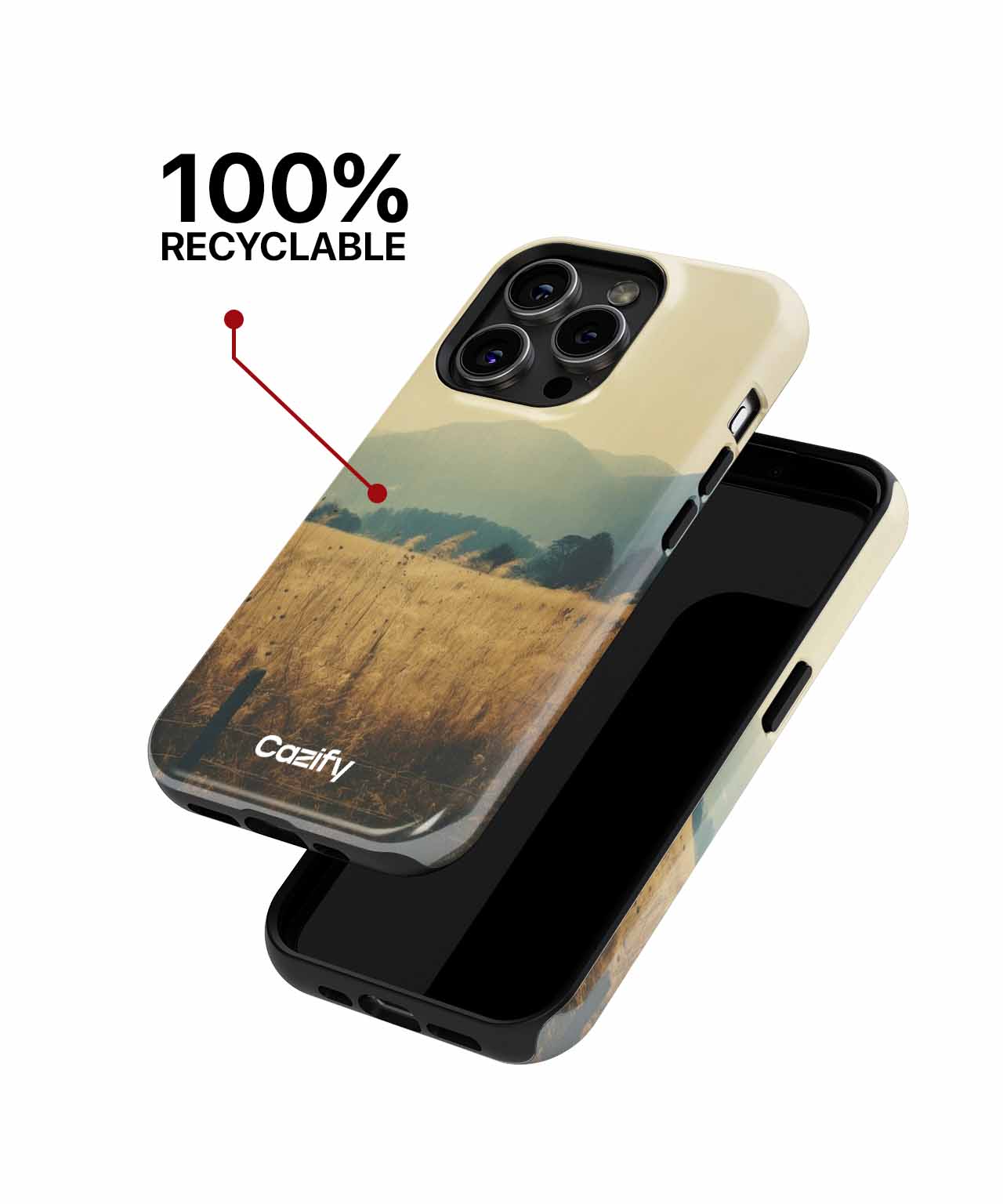 Golden Meadow Dreamscape iPhone case Case Cazify - Delivery Canada