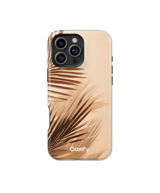 Golden Palm Sunlit Dreams iPhone case Case Cazify - Delivery Canada