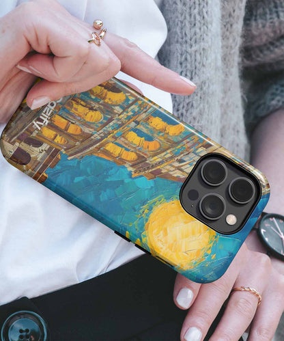 Golden Sunlit Coliseum Glows iPhone case Case Cazify - Delivery Canada