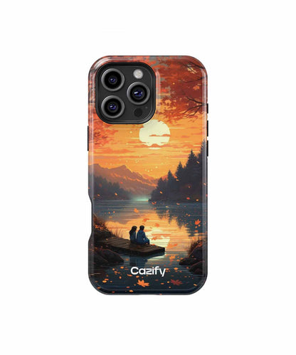 Golden Sunset Autumn Dreams iPhone case Case Cazify - Delivery Canada