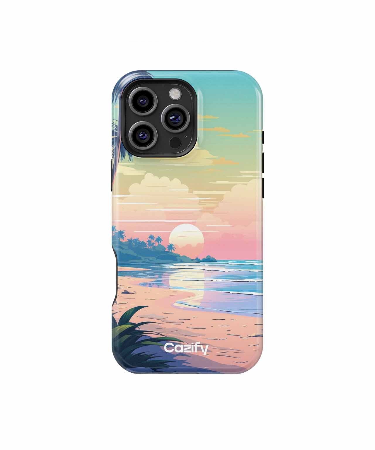 Golden Sunset Beach Vibes iPhone case Case Cazify - Delivery Canada