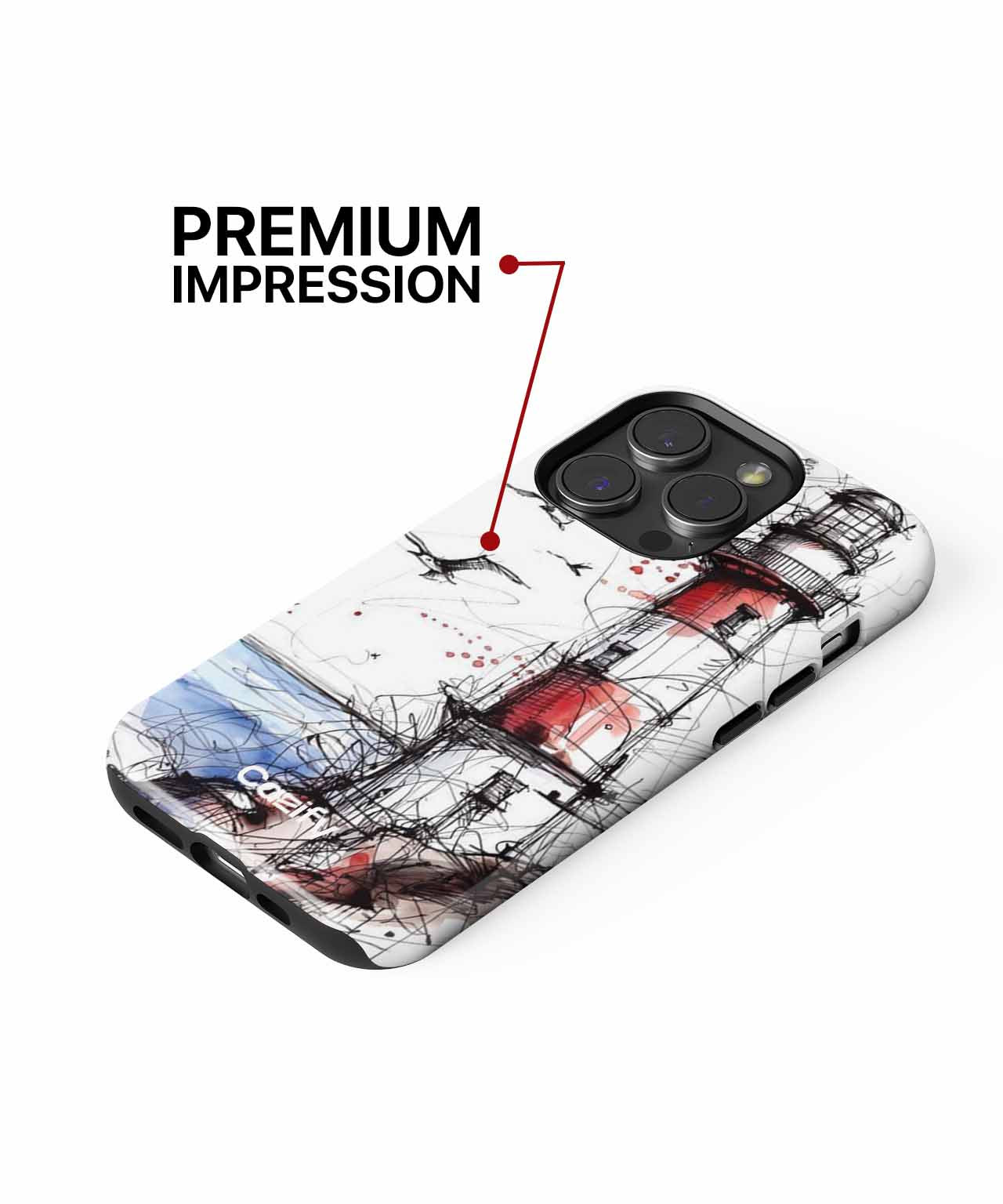 Guiding Light in Wavy Seas iPhone case Case Cazify - Delivery Canada