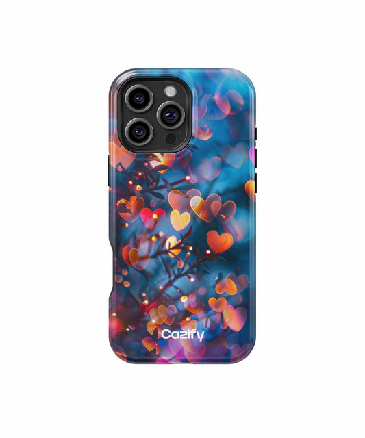 Heartfelt Bokeh Bliss Shining Brightly iPhone case Case Cazify - Delivery Canada