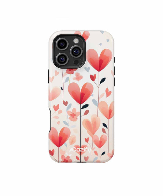 Heartfelt Floral Fantasy with a Twist iPhone case Case Cazify - Delivery Canada