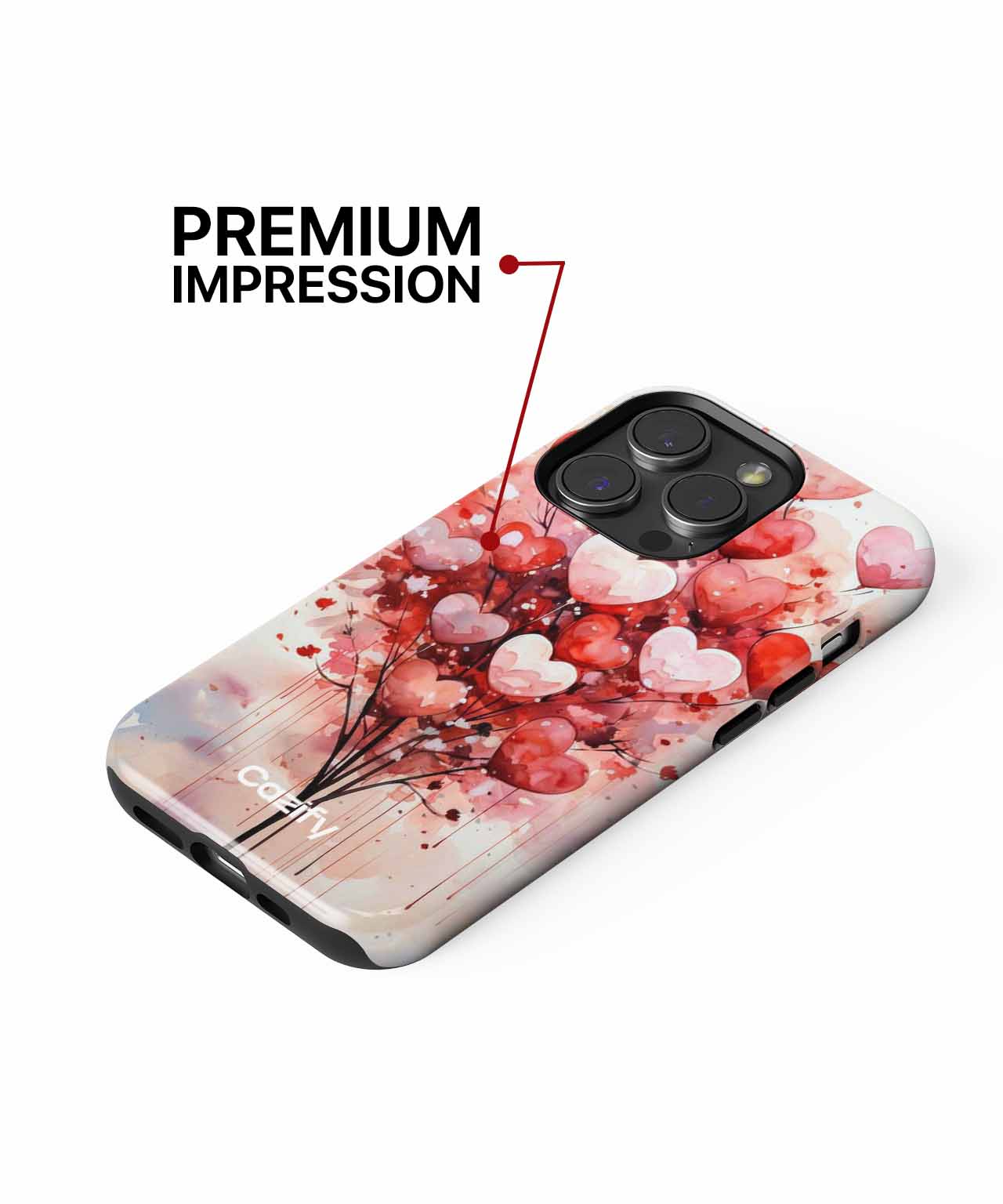 Heartfelt Love Blooms in Colorful Hues iPhone case Case Cazify - Delivery Canada