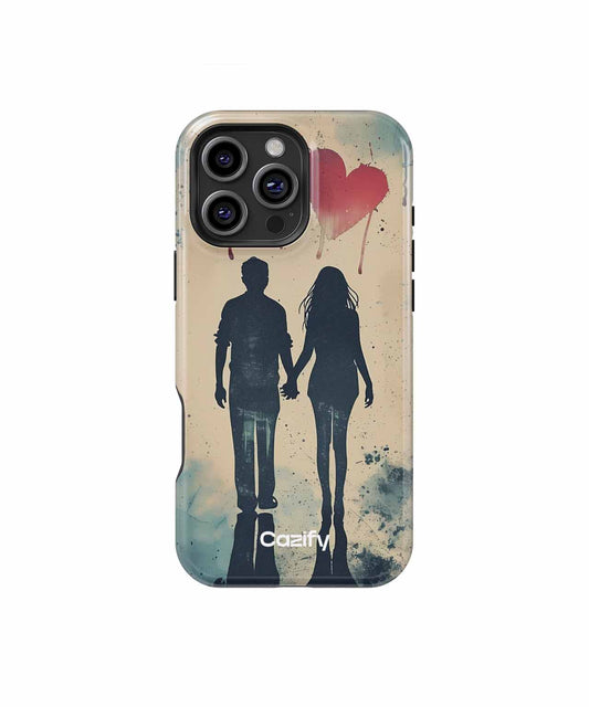 Holding Hands Under Love's Spell iPhone case Case Cazify - Delivery Canada