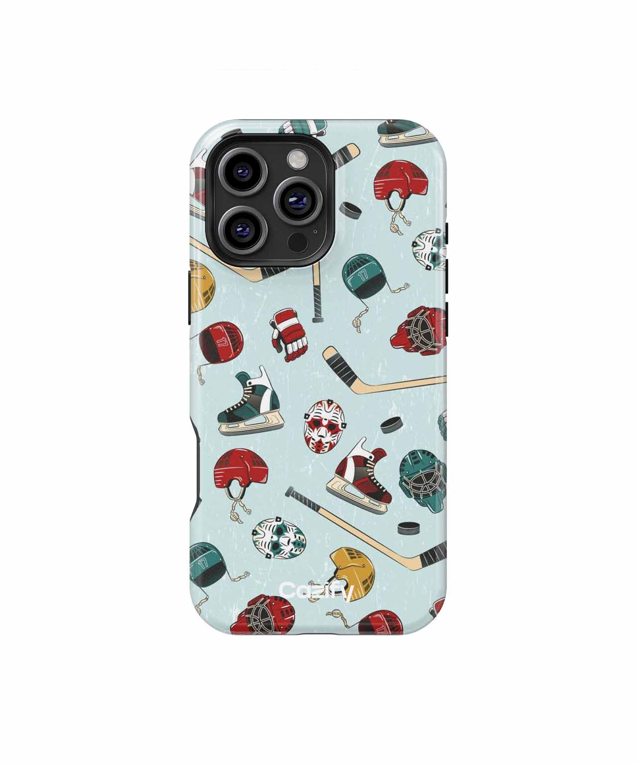 Icy Adventures with Hockey Gear iPhone case Case Cazify - Delivery Canada