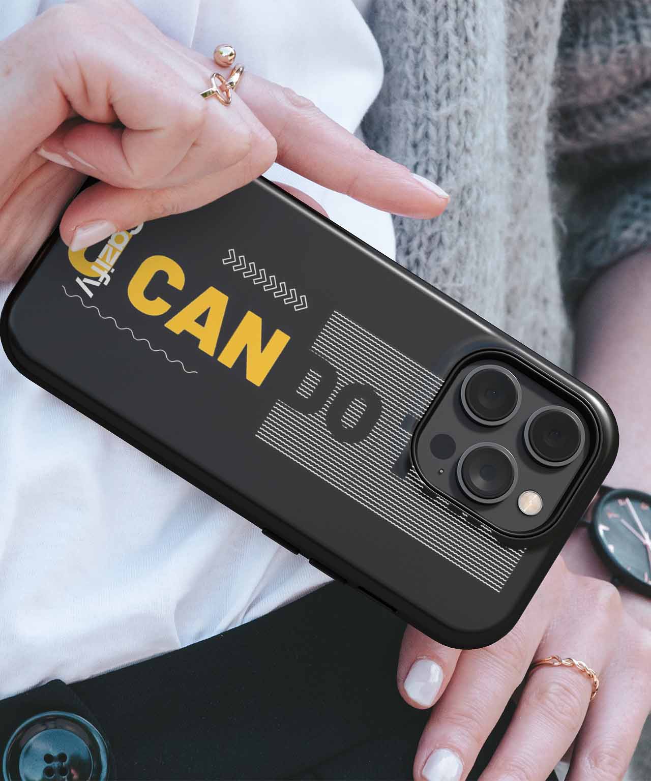 Inspiring Bold Affirmation Design iPhone case Case Cazify - Delivery Canada