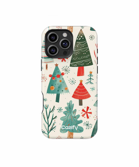 Jolly Festive Forest of Cheer iPhone case Case Cazify - Delivery Canada