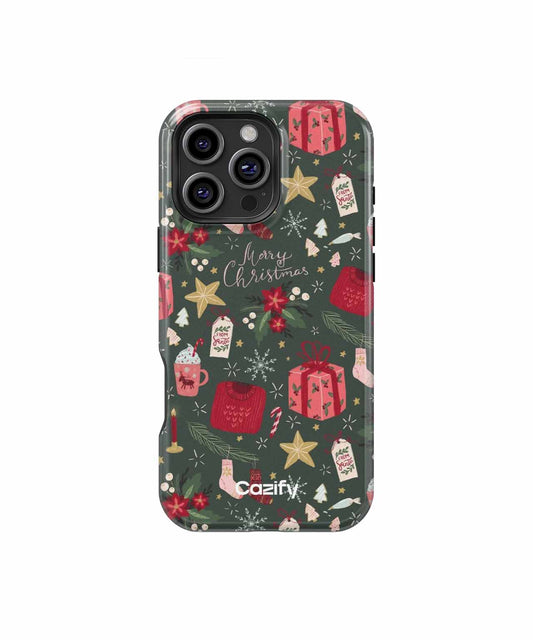 Jolly Festive Season Cheerful Design iPhone case Case Cazify - Delivery Canada