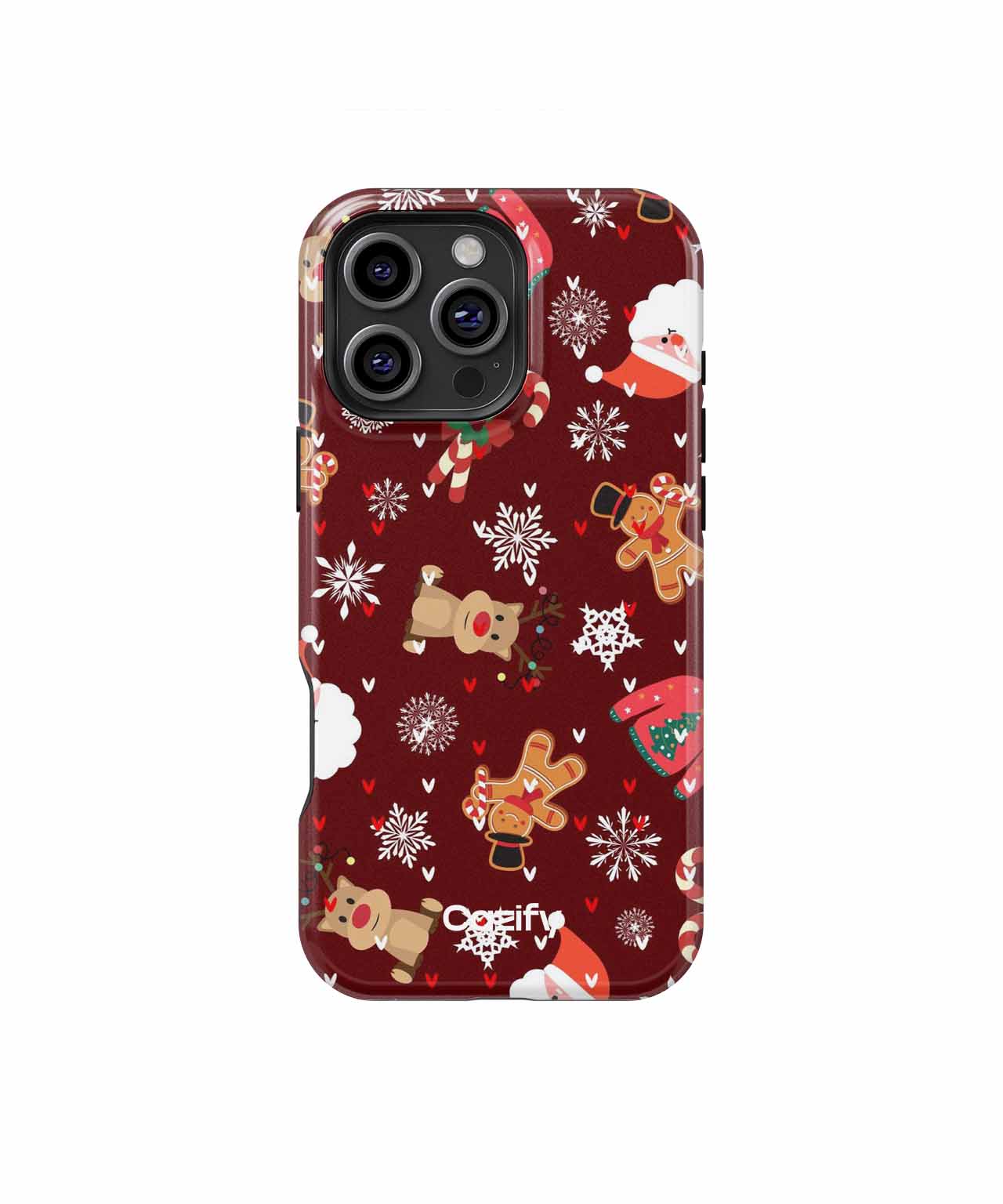 Jolly Holiday Cheerful Patterns iPhone case Case Cazify - Delivery Canada