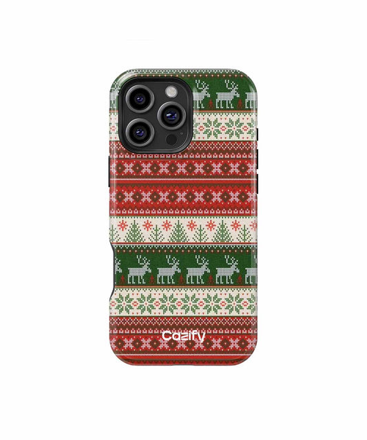 Jolly Reindeer Sweater Pattern Delightful iPhone case Case Cazify - Delivery Canada