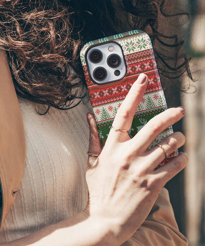 Jolly Reindeer Sweater Pattern Delightful iPhone case Case Cazify - Delivery Canada