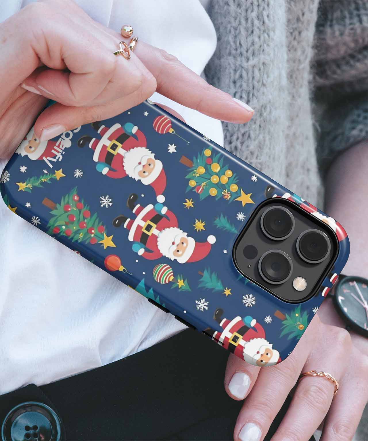 Jolly Santa Party Vibes iPhone case Case Cazify - Delivery Canada