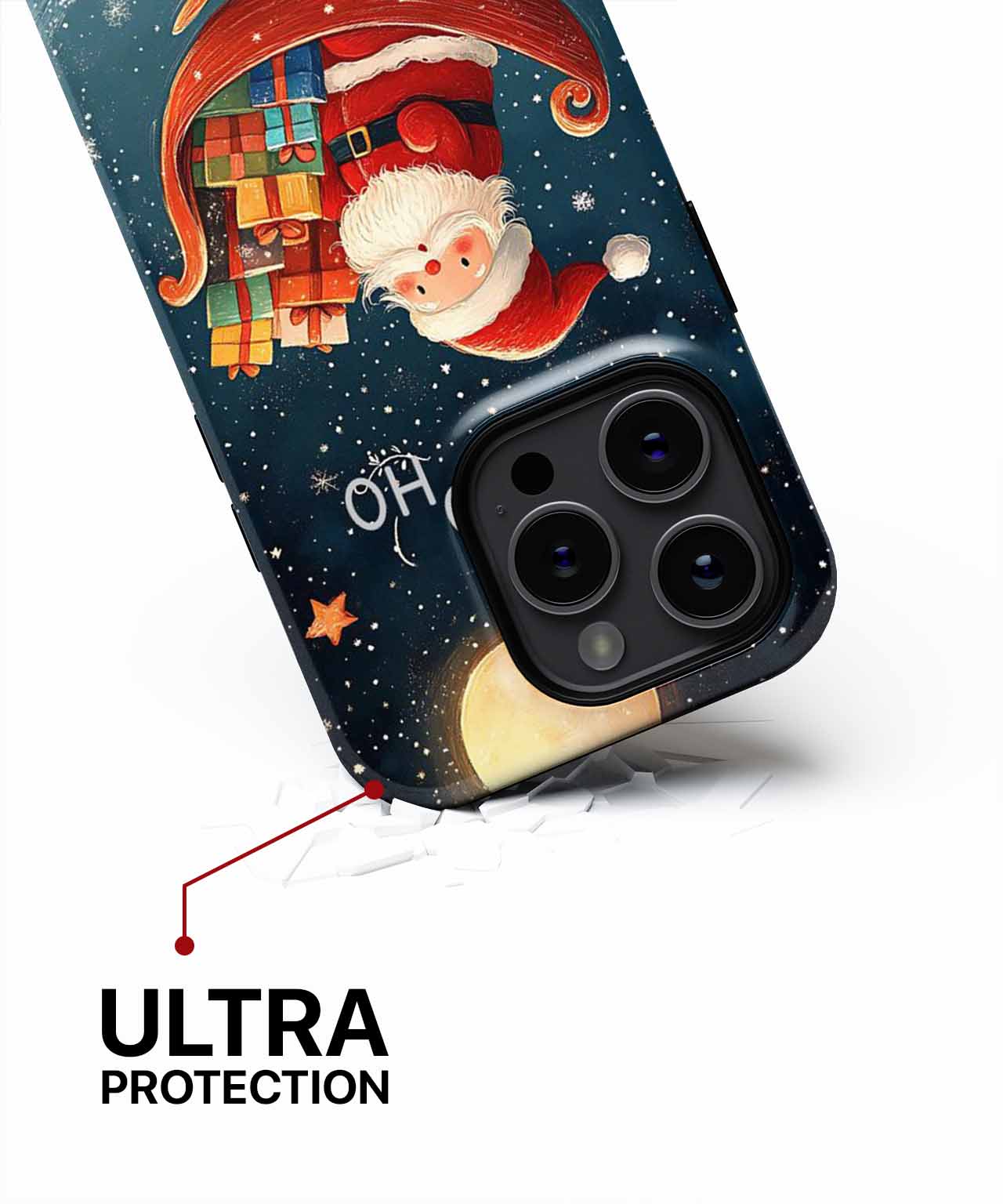 Jolly Santa's Gift Giving Adventure iPhone case Case Cazify - Delivery Canada