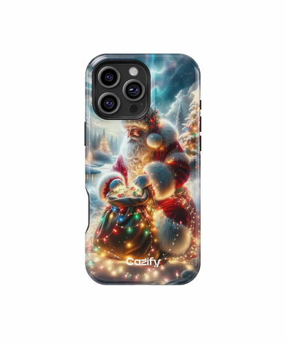 Jolly Santa Spreading Holiday Cheer iPhone case Case Cazify - Delivery Canada