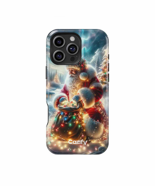 Jolly Santa Spreading Holiday Cheer iPhone case Case Cazify - Delivery Canada
