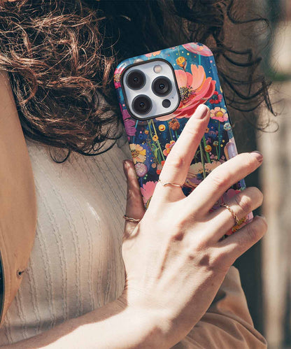 Joyful Blooming Garden of Wonders iPhone case Case Cazify - Delivery Canada