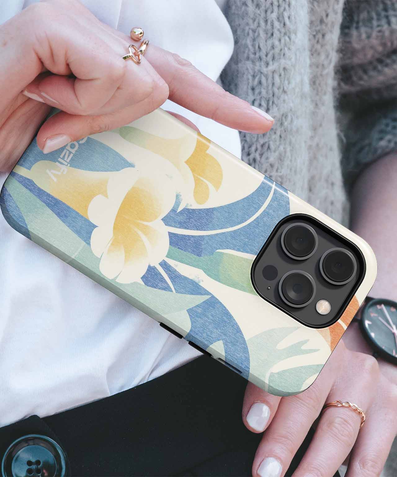 Joyful Blossoms in Soft Colors iPhone case Case Cazify - Delivery Canada